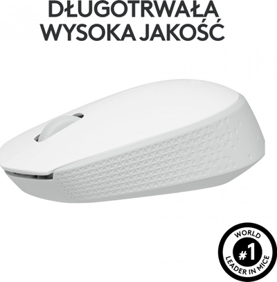 Maus Logitech M171, wireless, USB, i bardhë