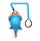 Çantë shpine për fëmijë LittleLife Toddler Backpack with Rein, 2L, me rrip sigurie, blu