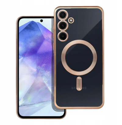 Këllëf telefoni Electro Mag për Samsung A55, kompatibil me MagSafe, gold