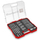 Set bitash Einhell 109032, 40 copë, kasë XL, i kuq