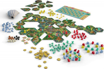Lojë tavoline Galakta Village, strategjike, për 1 4 lojtarë, shumëngjyrëshe