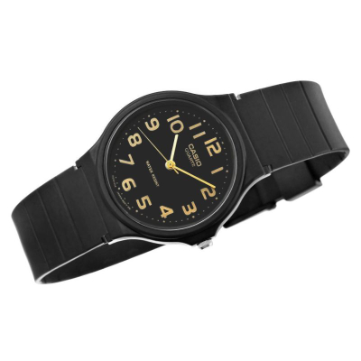 Orë dore Casio MQ-24-1B2LDF, quartz, rezistente ndaj ujit, e zezë