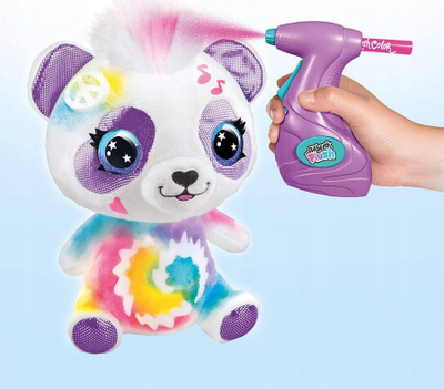 Lodër pelushi Airbrush Plush Panda 257, e butë, me shumë ngjyra