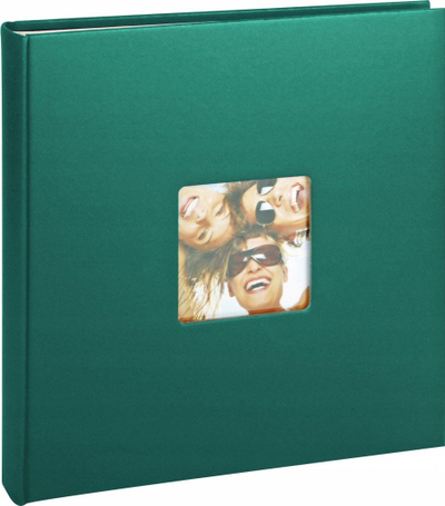 Album fotografik Walther Fun SK110K, 33 x 33.5 cm, vetëngjitës, jeshil