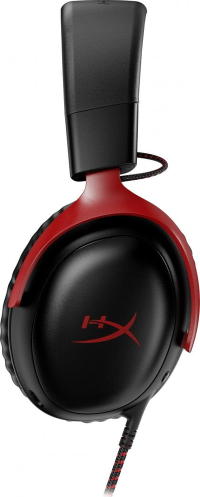 Kufje HyperX Cloud III (727A9AA), të zeza/ kuqe