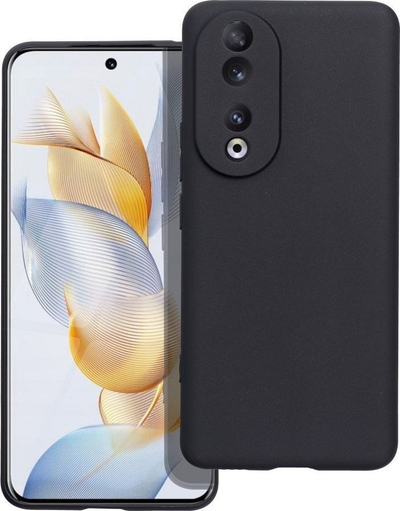 Këllëf telefoni Matt Case Honor 90 5G, TPU i butë, rri mirë me karikim me valë, i zi