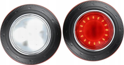 Drita biçiklete UMO UFO UMO21002, LED, IP66, të zeza