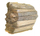 Dru zjarri Urban Outdoor Firewood Oak, 40L, lis, natyral
