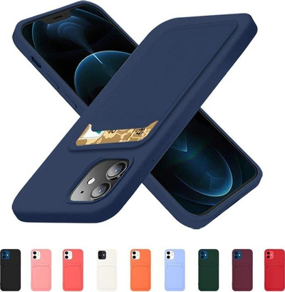 Kapak telefoni Xiaomi Redmi Note 10 / 10S, silikon, me xhep kartash, i zi