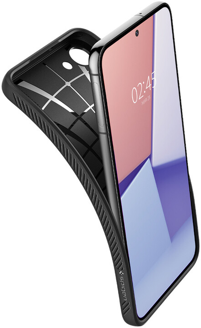 Mbrojtëse Spigen Liquid Air për Samsung Galaxy S23, e zezë