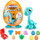 Lodër kreative Zuru Smashers Junior Dino Egg Large, set dinozaur, plastelinë shumëngjyrëshe