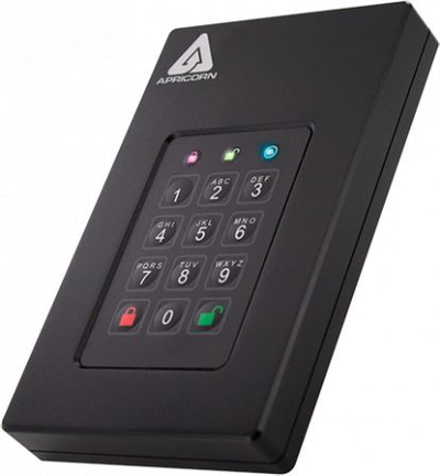 Hard disk i jashtëm Apricorn Aegis Fortress L3 AFL3, 5TB, USB 3.1, i zi