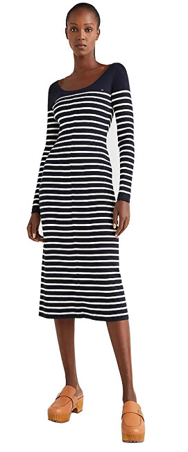 Fustan Tommy Hilfiger Slim Fit WW0WW352650FD