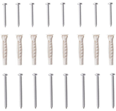 Set montimi Cersanit S903-029, vida dhe dube zgjeruese, për kabina dushi ZIP ARTECO BASIC