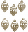 Sticker Craft with Fun Christmas Glitter Baubles, set dekorativ, shumëngjyrëshe