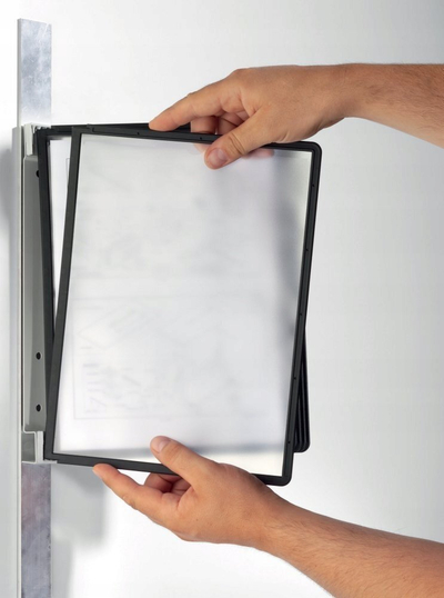 Panel magnetik për afishim Durable VARIO Wall 10, A4, i zi
