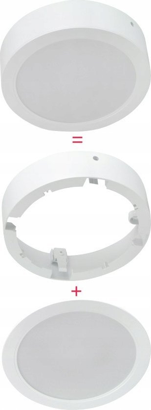 Panel tavanor LED Molly, 24W, 2550lm, 4000K, i bardhë