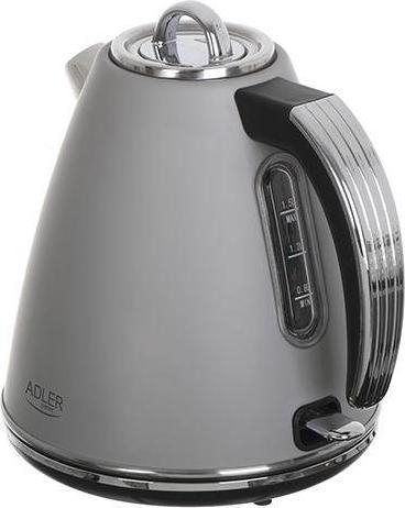 Çajnik elektrik Adler AD 1343, 1.5L, 2200W, gri