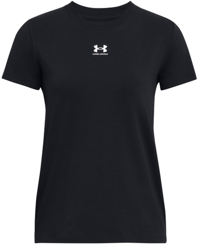 Bluza Under Armour Rival Core SS W, pambuk me elastan, e zezë