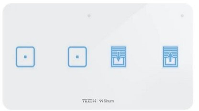Çelës dypolësh me roletë Tech Sterowniki SINUM WSZ-22m P, i bardhë