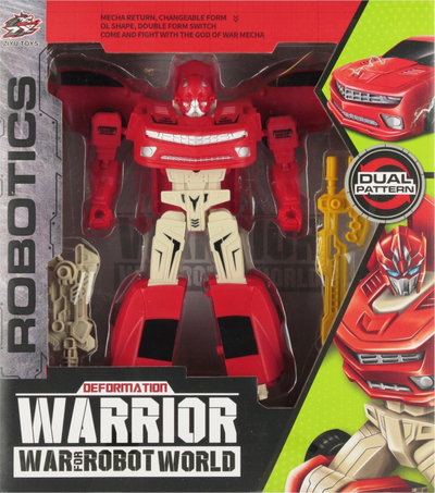 Lodër robot transformues MEGA CREATIVE Warrior, 16cm, pa bateri, shumëngjyrëshe