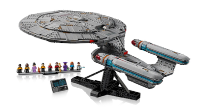 Set LEGO Icons Star Trek U.S.S. Enterprise NCC-1701-D, model ndërtimi, për të rritur, shumëngjyrësh