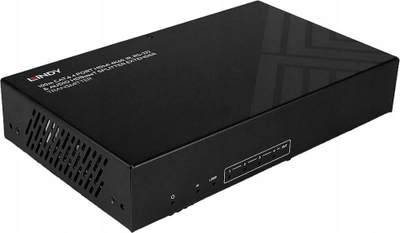 Adapter HDMI Lindy Cat6 4K60 me 4 porta, 100m, i zi