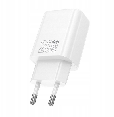 Karikues USB Hoco N60 Gentle, PD 20W, një portë USB C, i bardhë