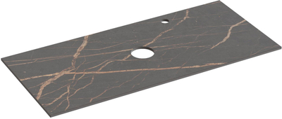 Banak tualeti Dekton Laurent, 101x46 cm, trashësi 1.2 cm, kafe mermeri