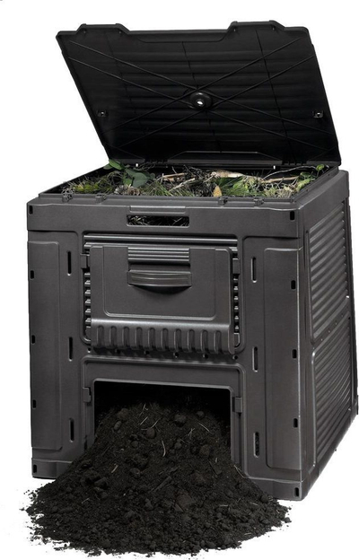 Компостер Keter Composter E-470L, 470L, пластика, црн