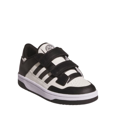 Детски патики Adidas Rapid Court Jr JP7654, велкро лепенки, гумен ѓон, бели