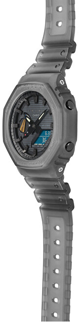 Orë dore për meshkuj Casio GA-2100FT-8A, e hirtë