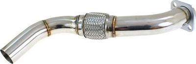 Downpipe TurboWorks BMW E46 X3 330D, çelik inox, decat