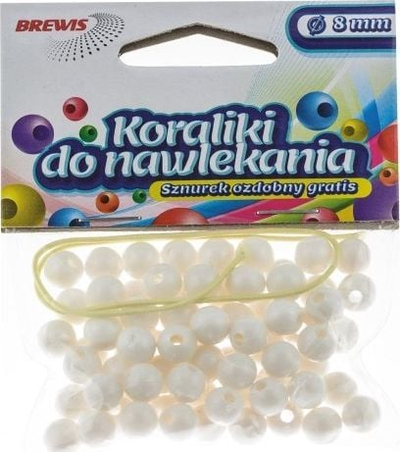 Декоративни зрнца BREWIS Little Pearls, 8mm, 16g, бели