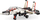 Set për ndërtim CaDA F15 Eaglebot C51030W, 917 copa, 2 në 1, bardh e zi