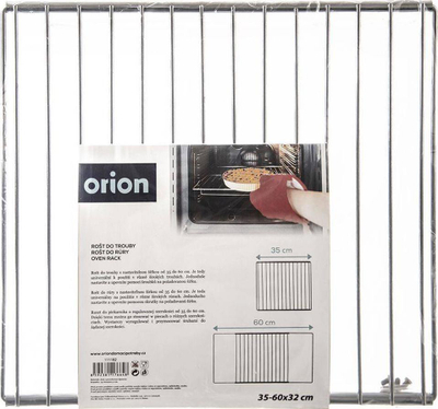 Rrjetë furre Orion Universal, e rregullueshme 35 60cm, çelik i kromuar, argjend