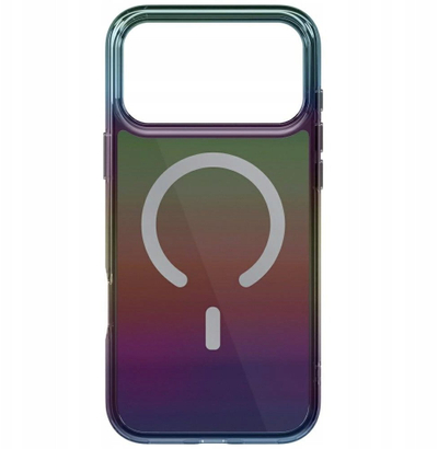Kllaf telefoni Uniq Iridescia për iPhone 17 Pro Max, MagSafe, Midnight Quarzo