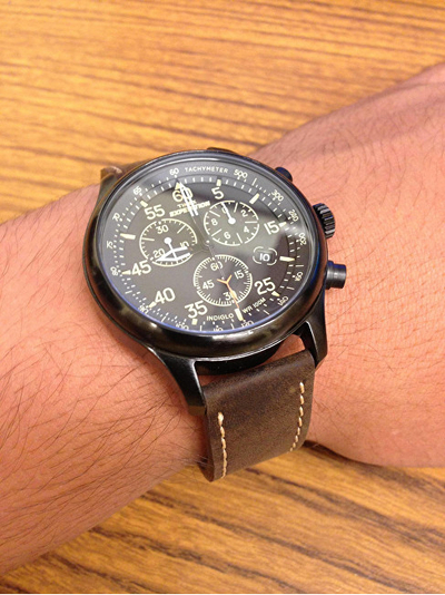Orë për meshkuj Timex T49905, kafe/zezë