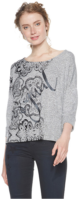 Maicë Desigual Ts Nica Gris Vigore Claro 18WWTK86 2042, e hirtë , woman