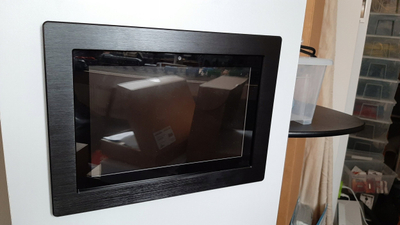 Mbajtëse muri për tablet Allnet Tablet Touch Display 10", kornizë e hollë, argjend