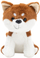 Loder pelushi Plush Mascot Shiba Inu, qenush i vogel 20cm, i bardhe kafe