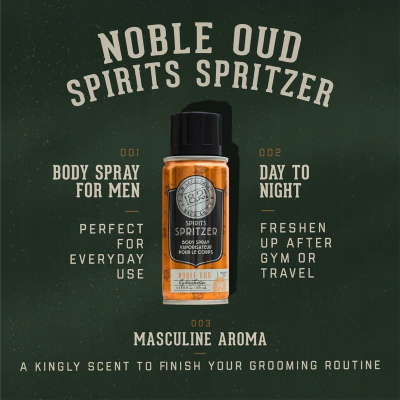 Spray trupi 18.21 Man Made Noble Oud, 3.4 oz, për burra