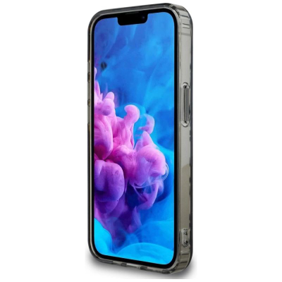 Футролa за телефон Karl Lagerfeld IML Repeat Logo, за iPhone 16E, проѕирна, сребрена