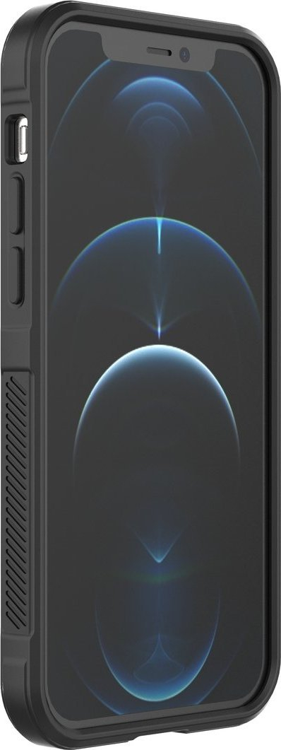 Futrollë Magic Shield për iPhone 12 Pro, TPU, mbrojtje antishok, burgundy