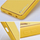 Maskë telefoni Forcell Leather Case për Xiaomi Redmi 13C, imitim lëkure, me skaje të ngritura, e verdhë
