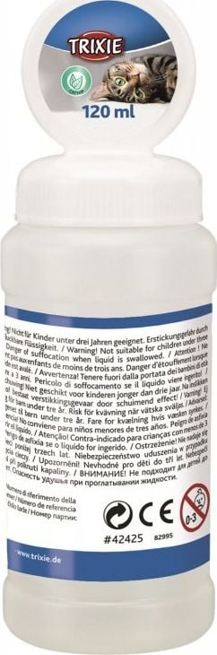 Flluska loje për mace Trixie Bubbles, me catnip, 120 ml