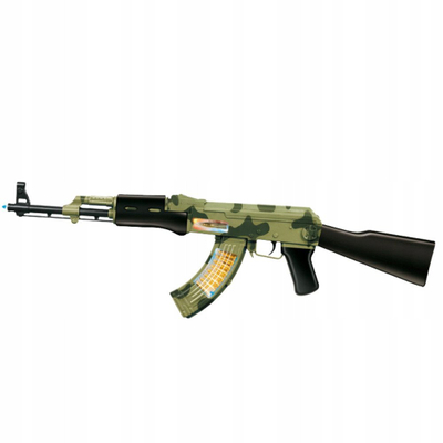 Pushkë lodër Jungle Assault, 70 cm, me zë dhe drita, kamuflazh