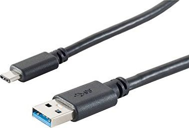 Kabllo USB Shiverpeaks 77141-1.8, USB C me USB A, 1.8m, USB 3.2 Gen 1, e zezë