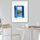 Pikturë murale GOBI Series HM4770, kanavacë e printuar, 70x100cm, blu e bardhë