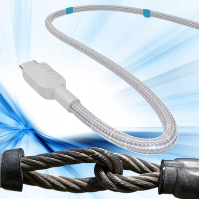 Kabllo Anker USB C A81D6H21, 18m, e bardhë